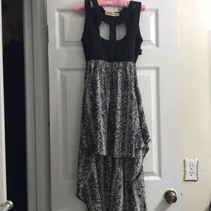 Black and white dress